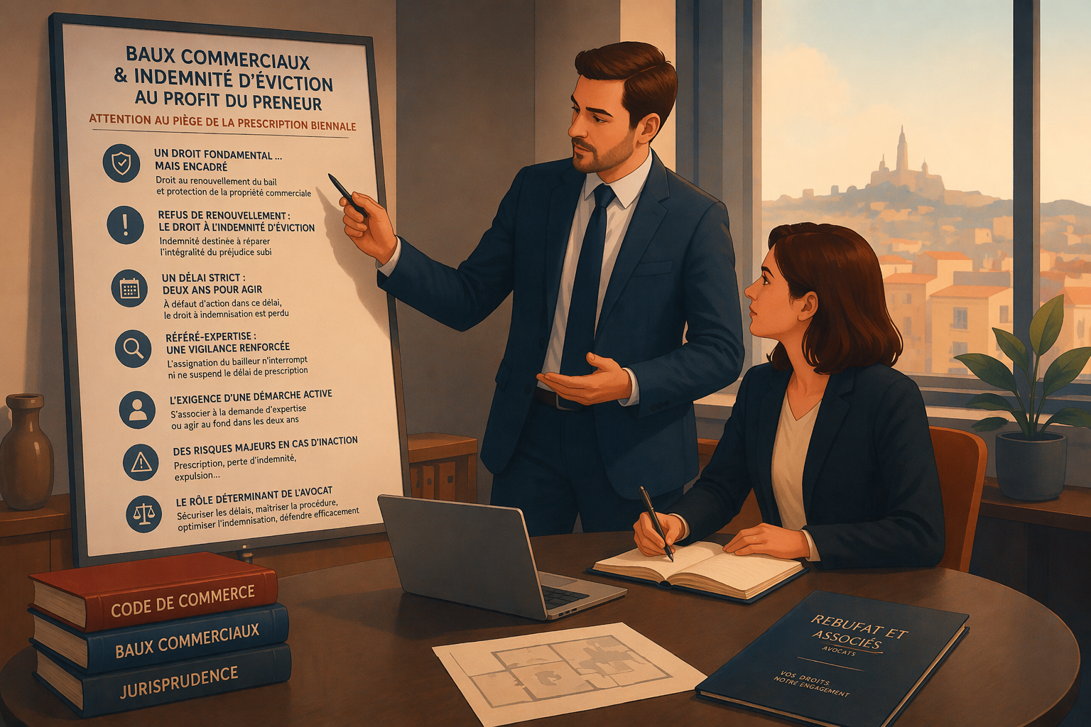 Indemnité d’éviction en bail commercial : attention à la prescription biennale